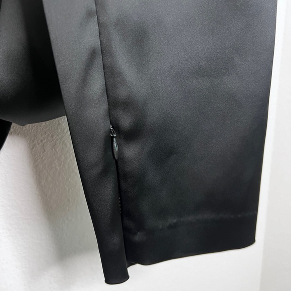 THEORY Satin Black Leggings Women’s Sz 10 - Picture 6 of 10